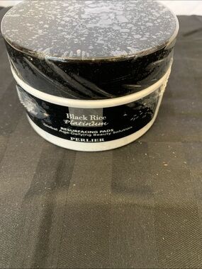 Perlier Black Rice Platinum Resurfacing Pads - Black